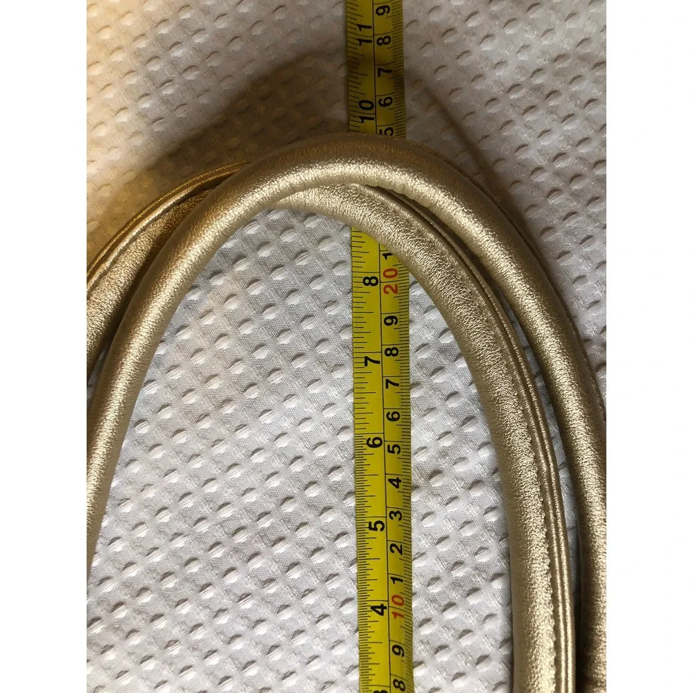 Ralph Lauren - Canvas -Tote - Overnight Bag - Purse - Metallic Gold Trim - Lined